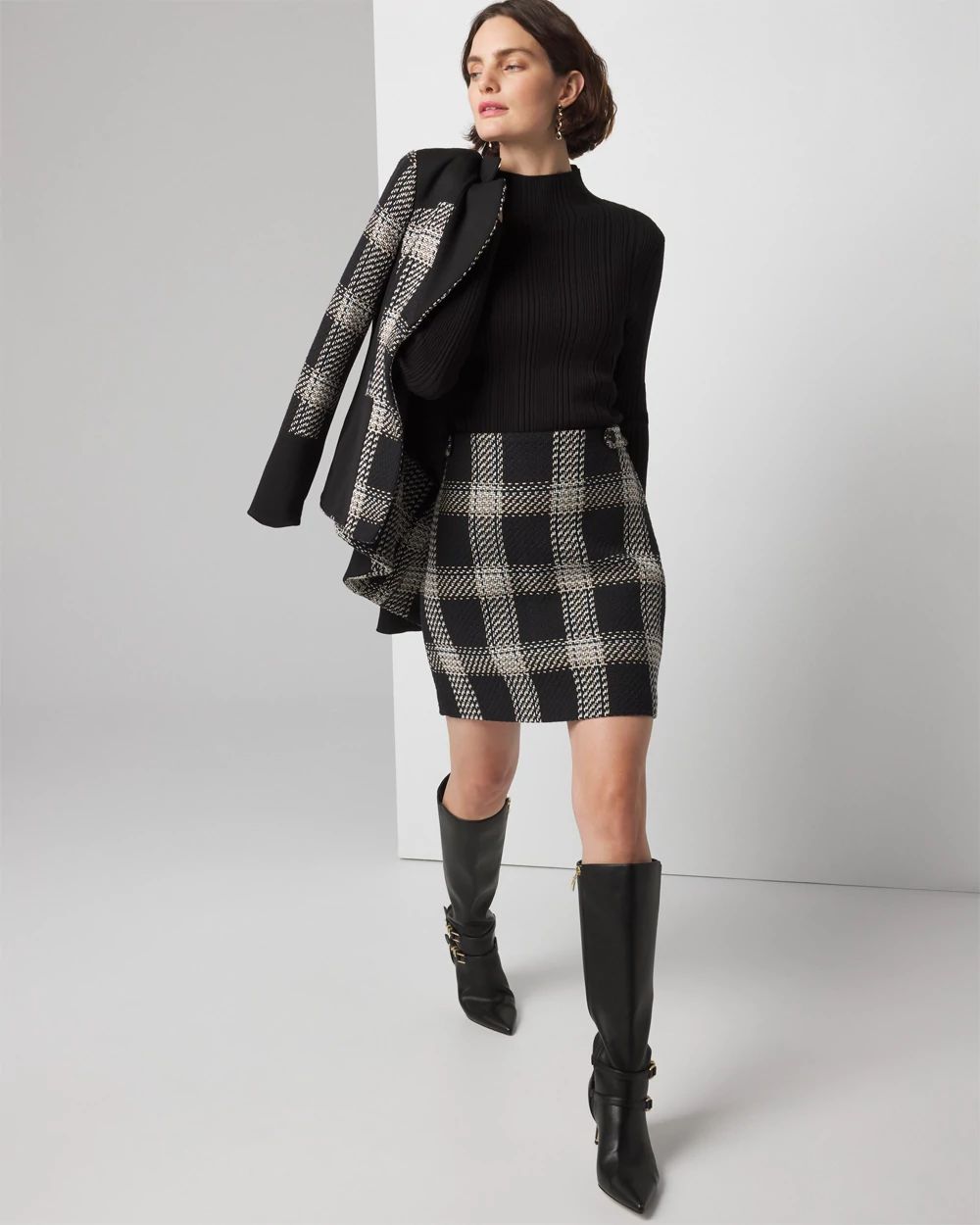 White house black market leather skirt new arrivals